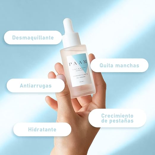 PAAM - Desmaquillante serum hidratante y antioxidante. Ideal para todo tipo de piel.