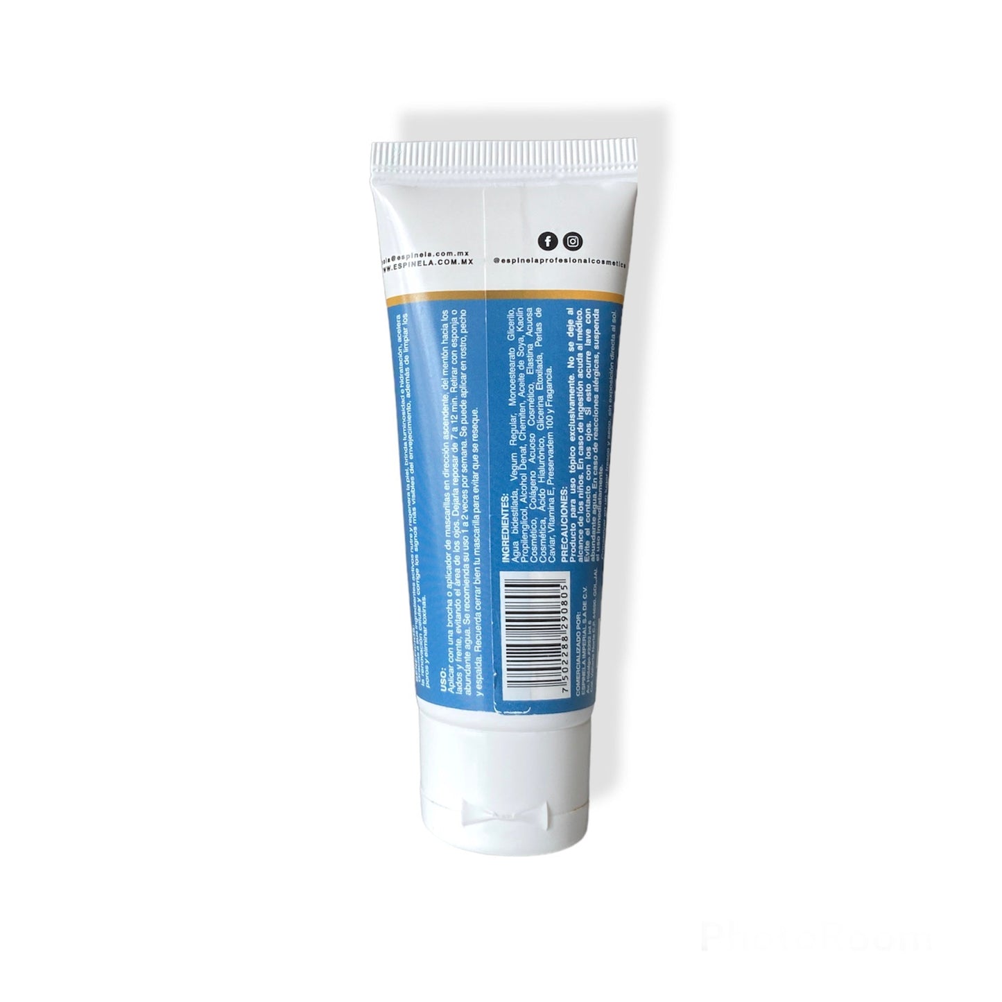 Espinela, Mascarilla Facial perlas de Caviar – Detox, Firmeza e Hidratación con Perlas de Caviar y Ácido Hialurónico