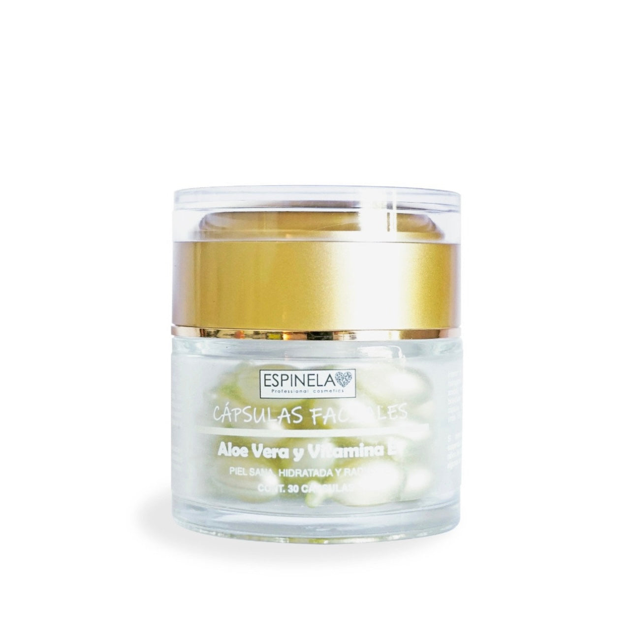 ESPINELA, Cápsulas de aloe Vera + Vitamina E - Hidratación, Control de Grasa y Antioxidantes