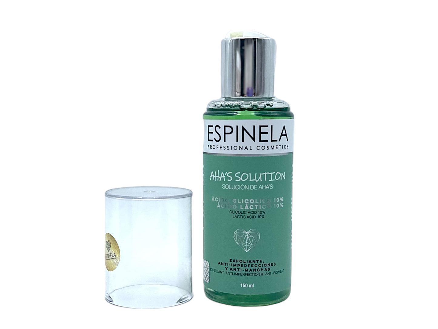 ESPINELA, Tónico Exfoliante Equilibrante – Control de Brillo y Poros para Piel Opaca,  Aha’s Solution