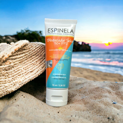 ESPINELA, Bloqueador Solar Transparente FPS 50+ – Hidratación y Defensa sin Pesadez