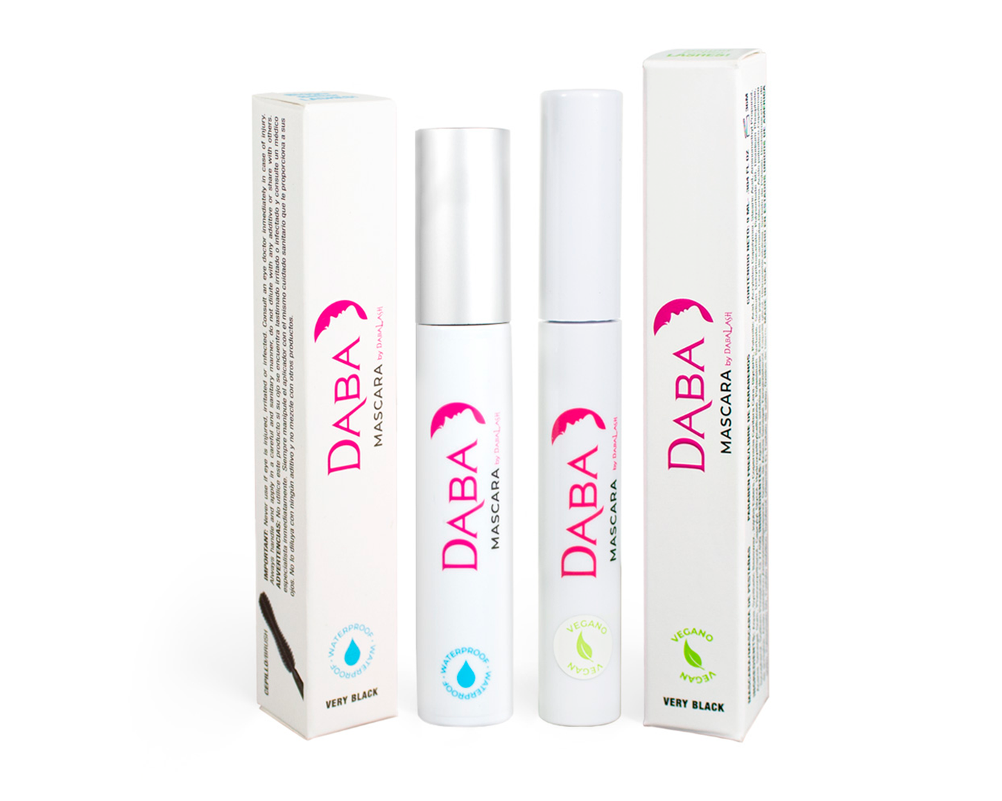 Combo Daba Máscara, Dabalash – Set de 2 Rímeles: Vegano + Waterproof