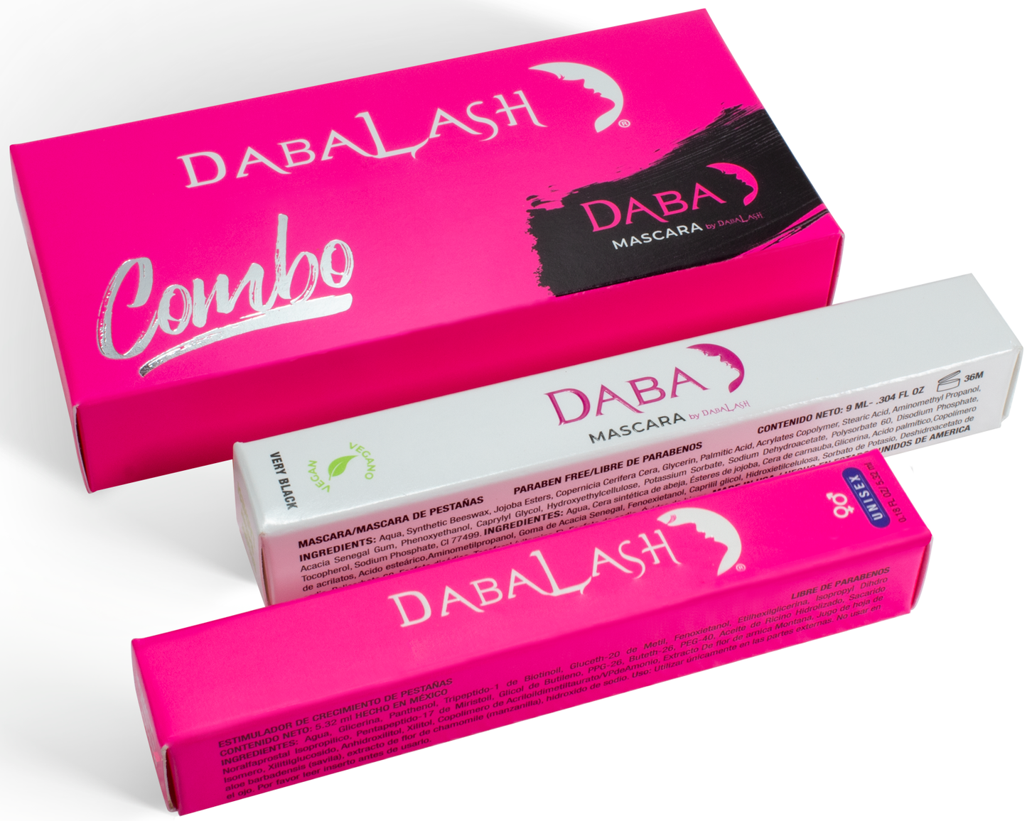 Combo Vegano Dabalash - Potenciador Profesional Dabalash + Rímel Vegano
