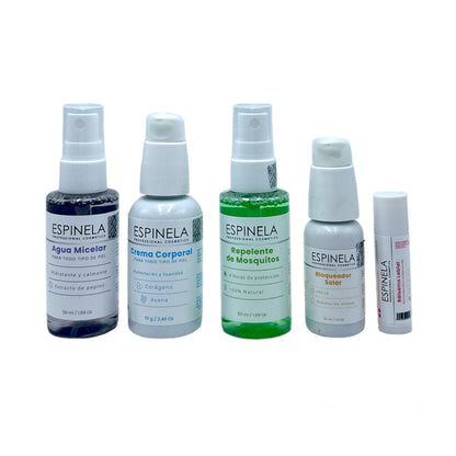 Espinela Kit de viaje – Protección, Hidratación y Frescura para Llevar