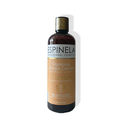 Espinela Shampoo Cirugía Capilar – Reparación, Hidratación y Suavidad desde el Primer Lavado