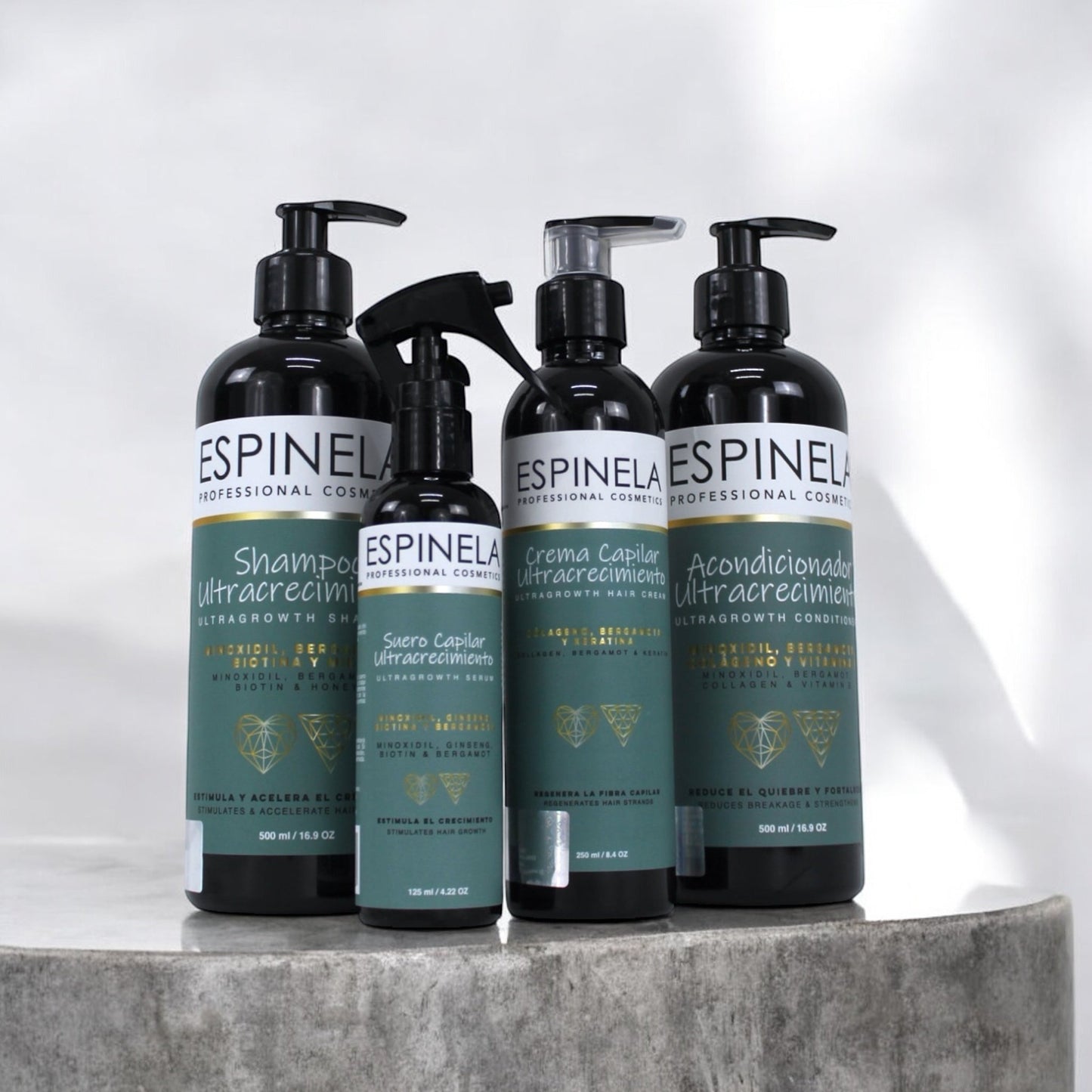 Espinela. Kit Línea Ultracrecimiento Capilar – Melena Fuerte, Larga y Sin Frizz + Regalo