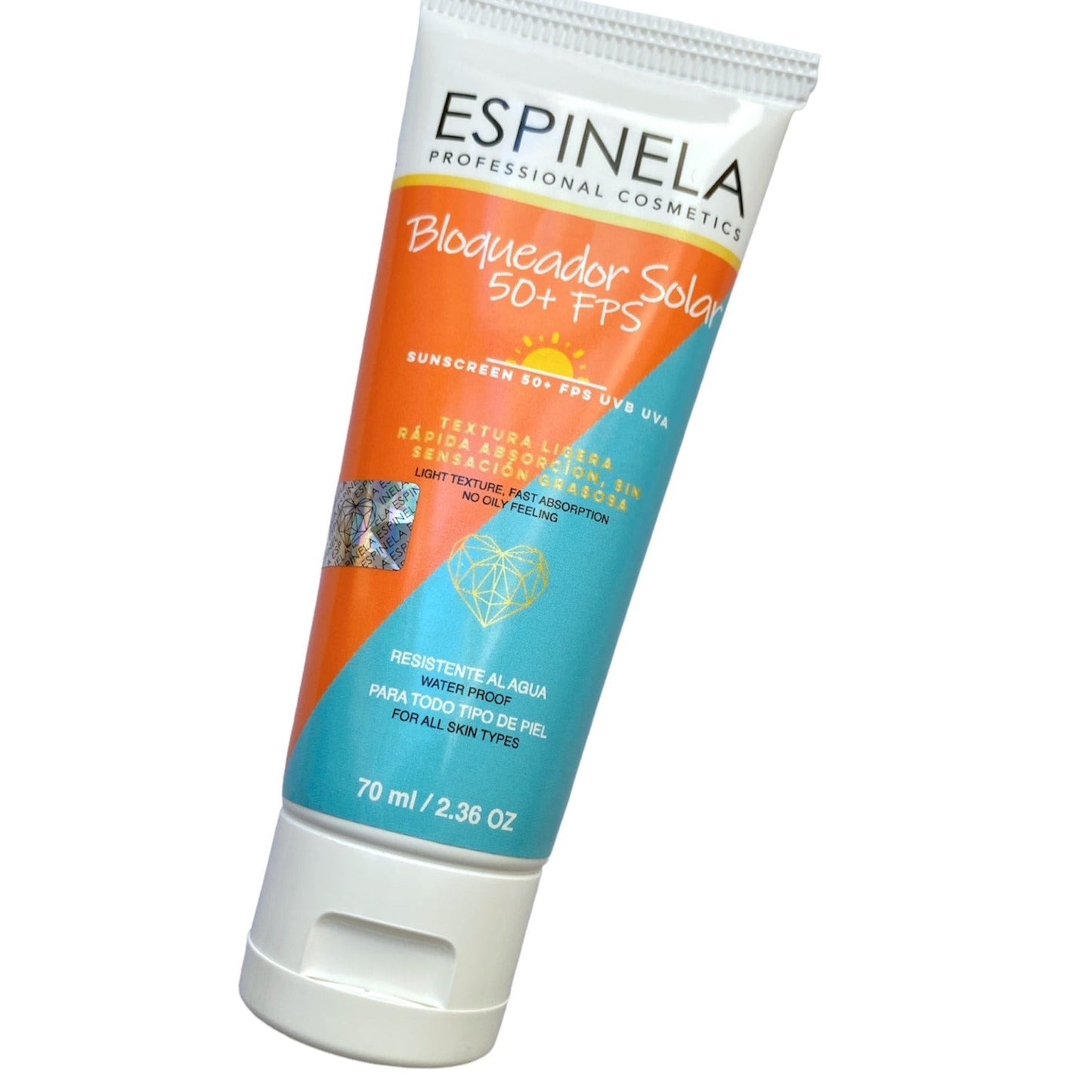 ESPINELA, Bloqueador Solar Transparente FPS 50+ – Hidratación y Defensa sin Pesadez