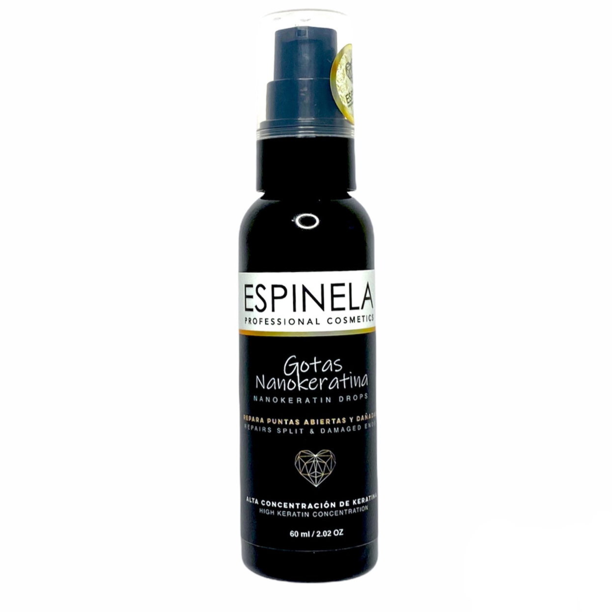 Espinela Nanokeratina Repair Seal – Cuidado Capilar, Reparación Instantánea