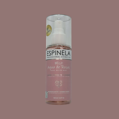 ESPINELA, Agua de Rosas Tonificante – Hidratación y Calma para Piel Sensible