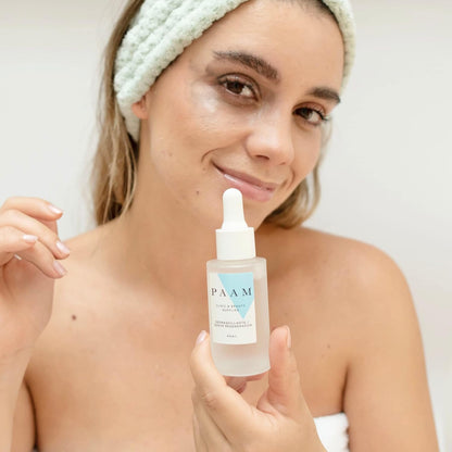 PAAM - KIT Desmaquillante - Desmaquillante & Serum Regenerador de Argán PAAM + Set de 3 almohadillas de microfibras orgánicas reutilizables para desmaquillar