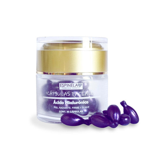 ESPINELA, Cápsulas de ácido hialurónico Antiedad 30+ – Suavidad, Firmeza y Rejuvenecimiento