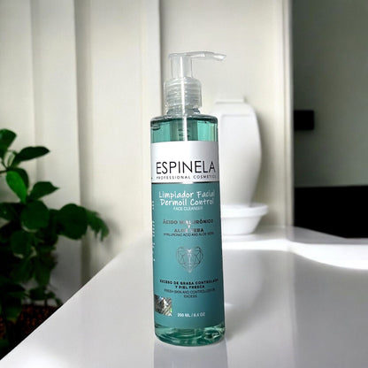 Espinela, Limpiador Facial Dermoil Control – Limpieza Suave y Control de Grasa para Piel Reactiva