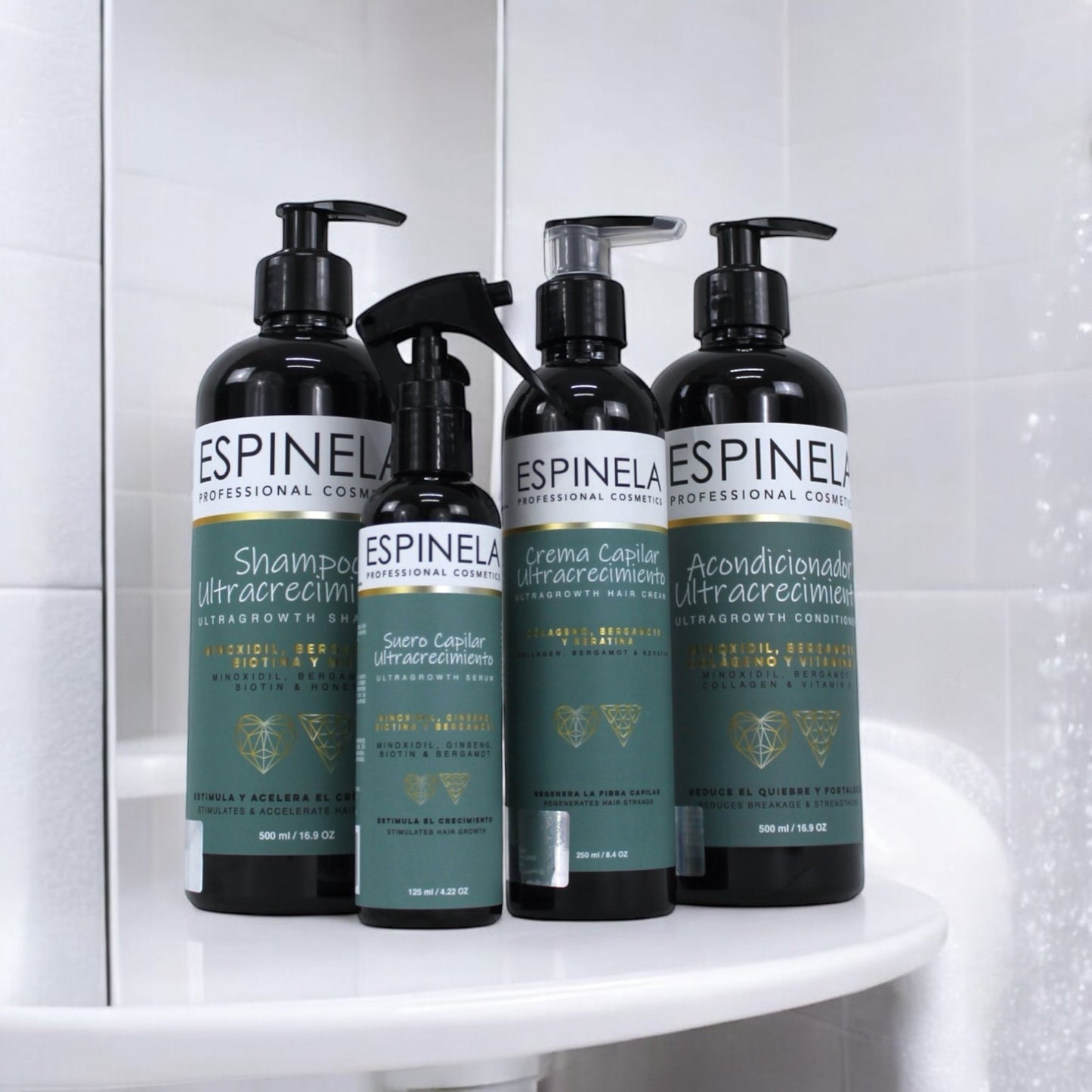 Espinela. Kit Línea Ultracrecimiento Capilar – Melena Fuerte, Larga y Sin Frizz + Regalo