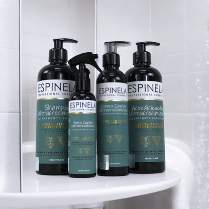Espinela. Kit Línea Ultracrecimiento Capilar – Melena Fuerte, Larga y Sin Frizz + Regalo