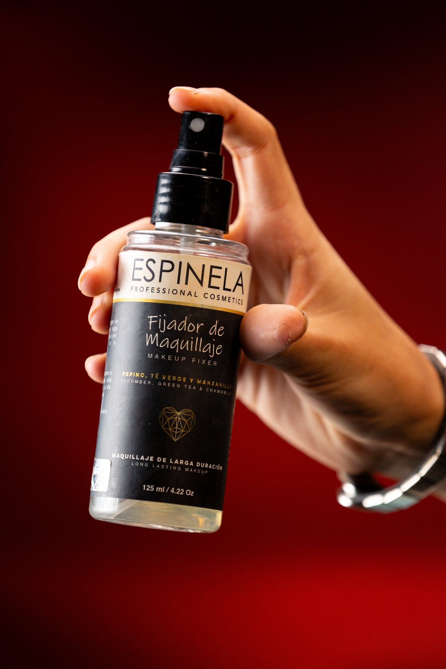 Espinela, Fijador de Maquillaje – Fijación, Hidratación y Protección