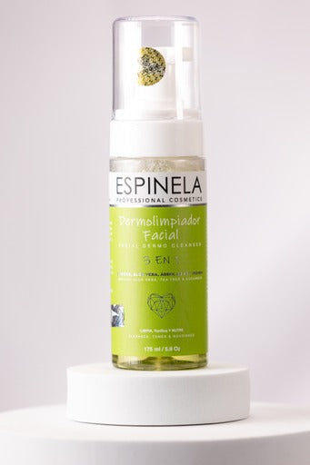 Espinela Dermolimpiador Facial 3 en 1 – Limpieza Suave, Hidratación y Equilibrio Natural
