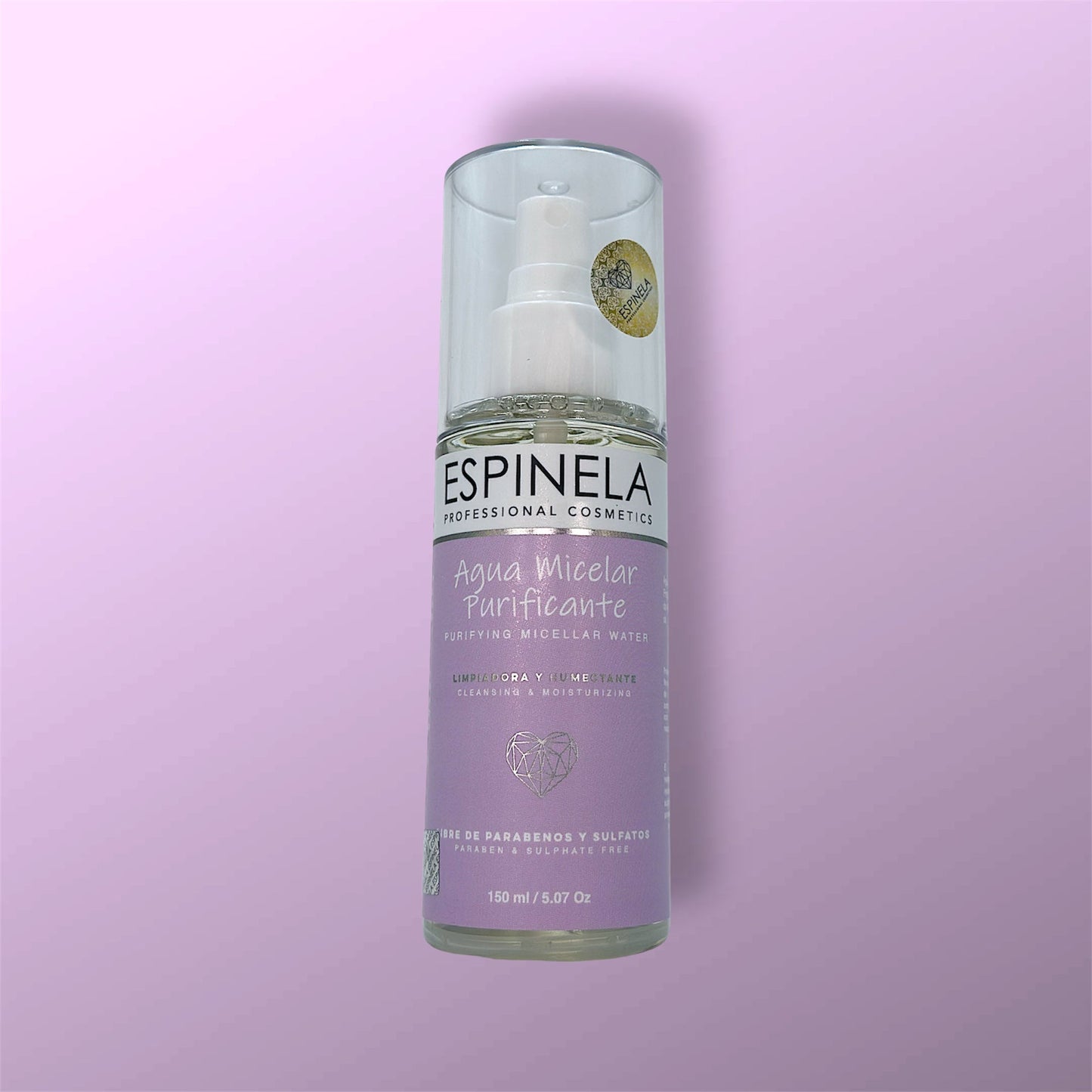 ESPINELA, Agua Micelar Purificante – Limpieza y Equilibrio para Piel Sensible