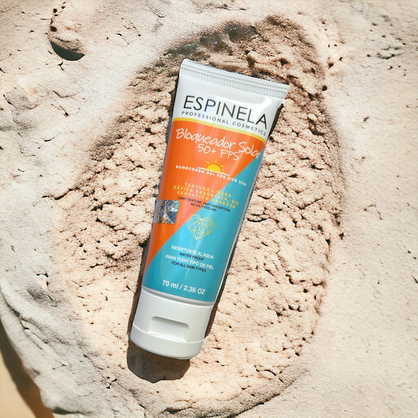 ESPINELA, Bloqueador Solar Transparente FPS 50+ – Hidratación y Defensa sin Pesadez
