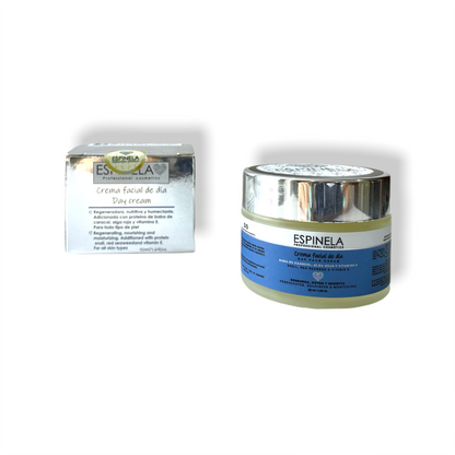 Espinela Crema de Día Regeneradora – Hidratación y Luminosidad con Baba de Caracol