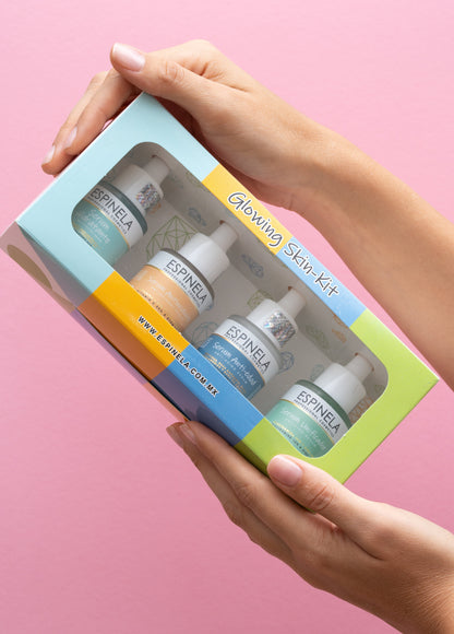 Espinela Glowing Skin Kit – 4 Sérums Poderosos