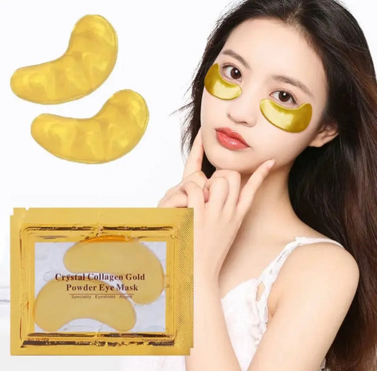 Parches Para Ojos Ojeras Colágeno Oro Arrugas