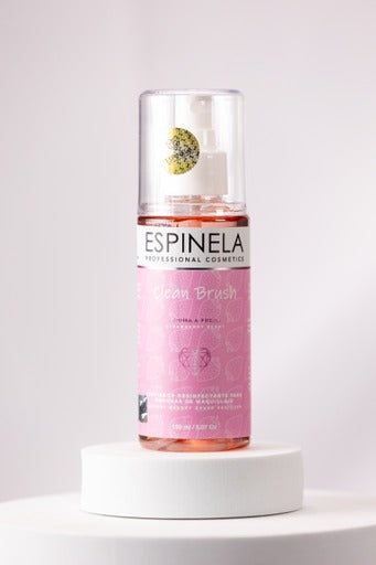 ESPINELA, CleanBrush Aroma Fresa – Limpiador Exprés para Brochas