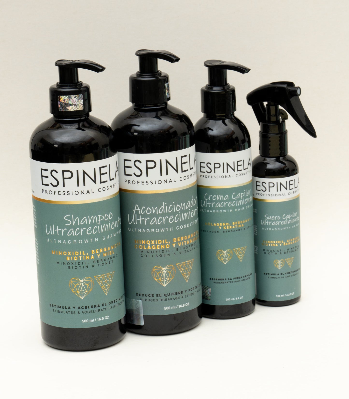 Espinela. Kit Línea Ultracrecimiento Capilar – Melena Fuerte, Larga y Sin Frizz + Regalo