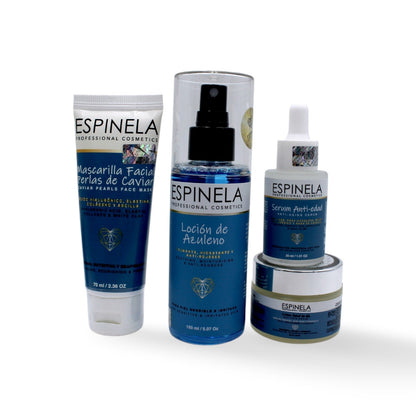 ESPINELA, Kit Antiedad Supreme – Rejuvenecimiento y Cuidado Intensivo en 4 Pasos