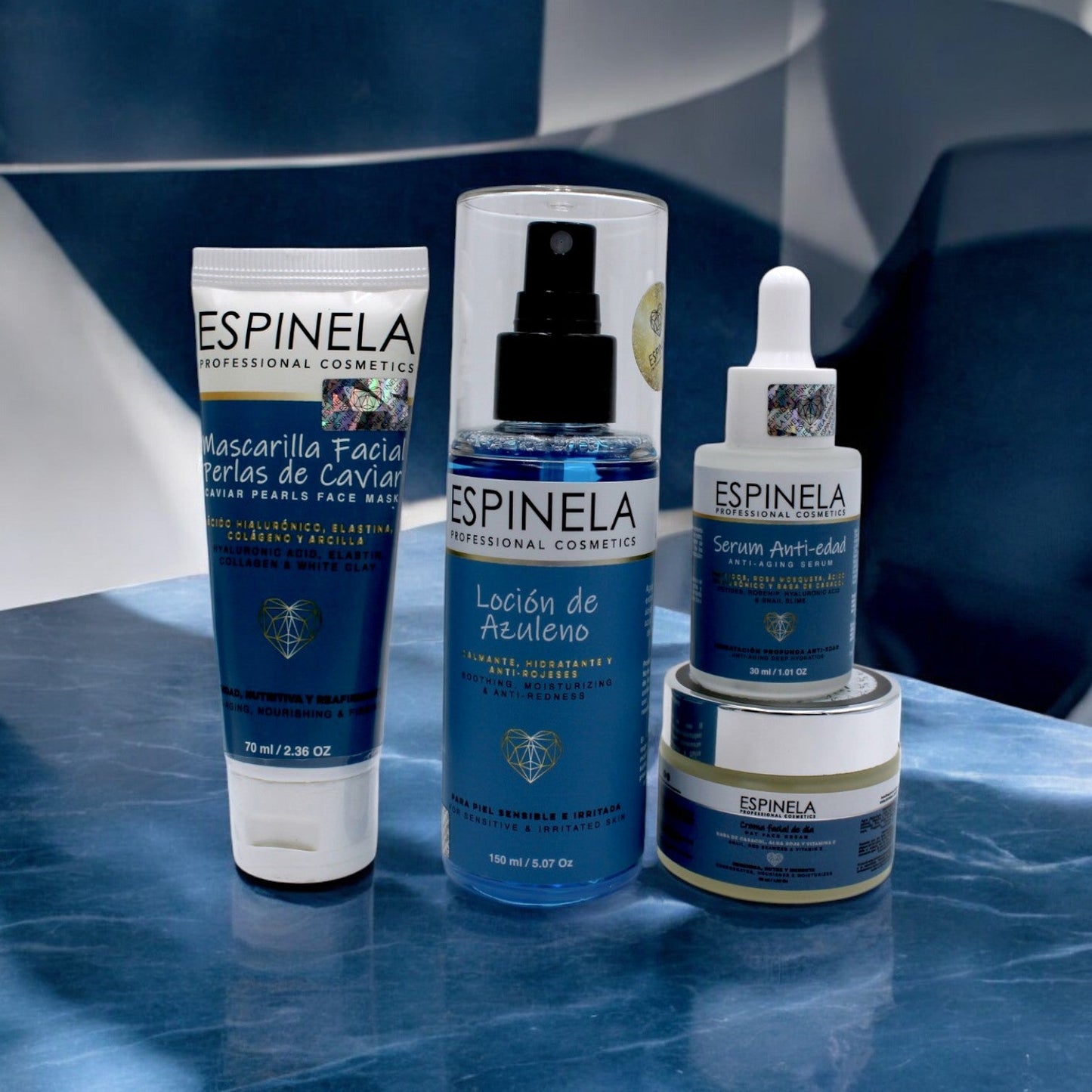 ESPINELA, Kit Antiedad Supreme – Rejuvenecimiento y Cuidado Intensivo en 4 Pasos