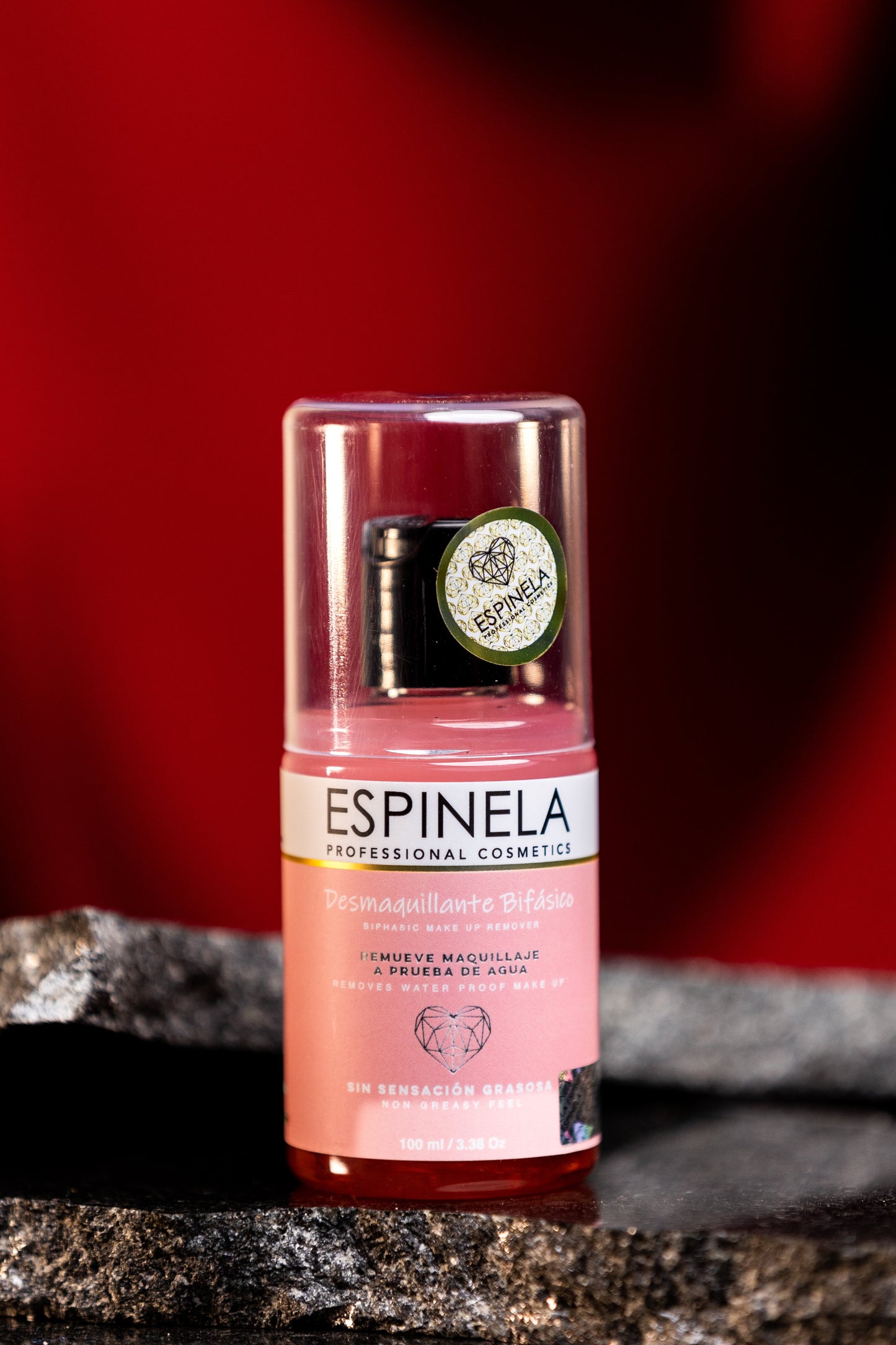 Espinela Desmaquillante Dual Clean – Eficacia Sin Grasa para Ojos y Labios
