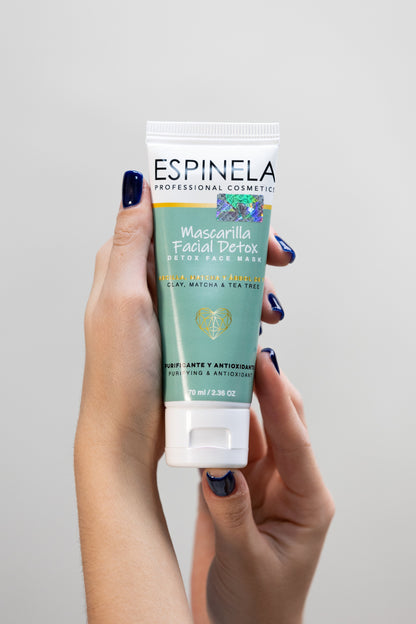 Espinela, Mascarilla Facial Detox – Limpieza Profunda, Equilibrio y Luminosidad sin Resequedad