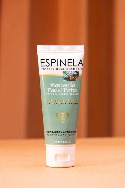 Espinela, Mascarilla Facial Detox – Limpieza Profunda, Equilibrio y Luminosidad sin Resequedad