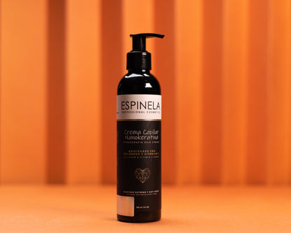 Espinela Crema de Nanokeratina – Protección, Hidratación y Brillo Intenso
