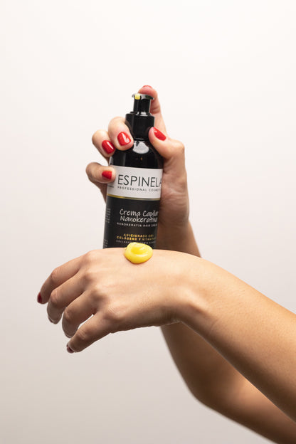 Espinela Crema de Nanokeratina – Protección, Hidratación y Brillo Intenso