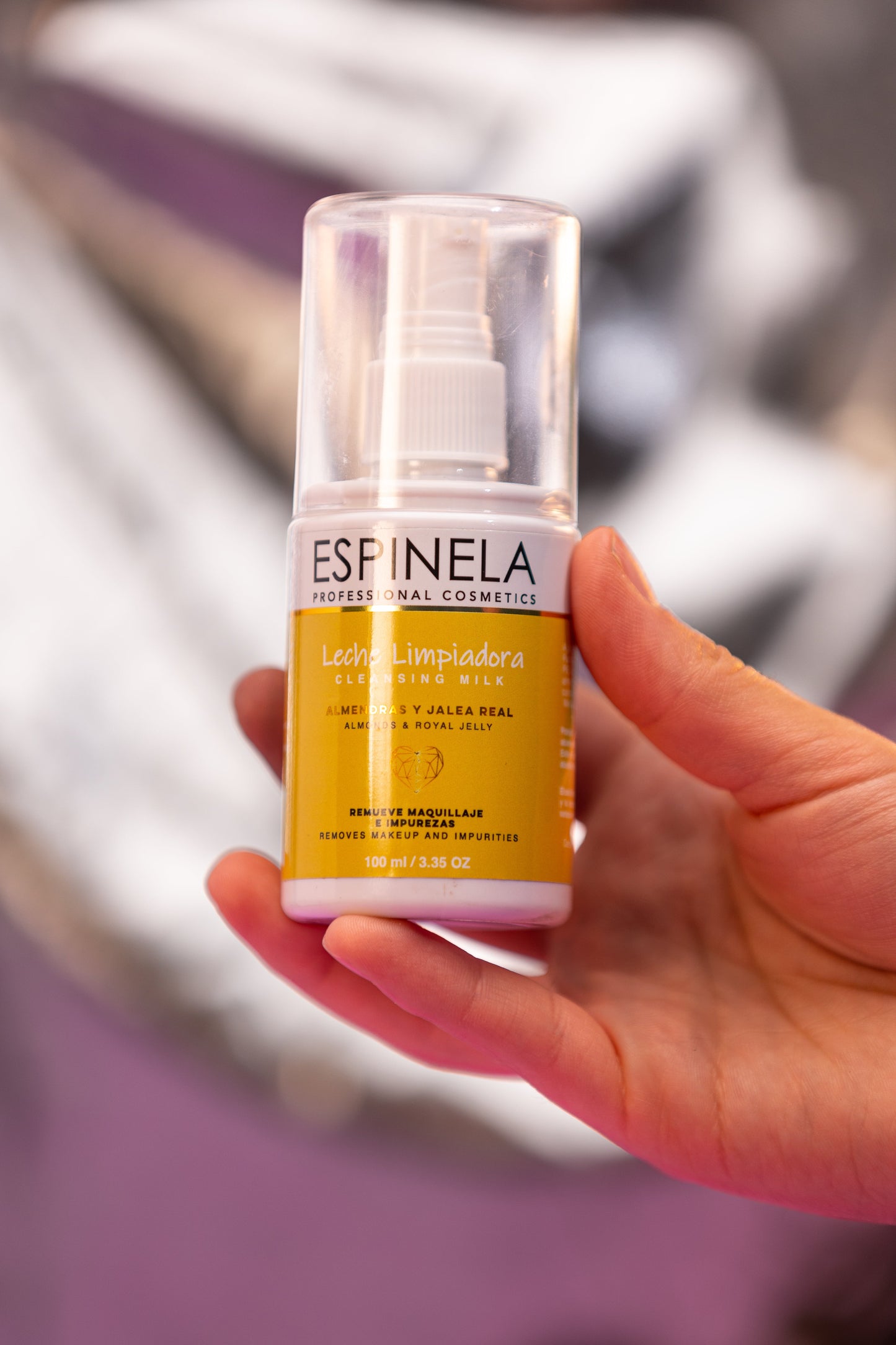 Espinela, Leche Limpiadora Facial – Suavidad, Nutrición y Poros Limpios